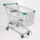 Convenient Customized Logos Metal Shopping Carts Trolley For Supermarket 60L-240L