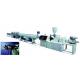 Two Screw Plastic Extrusion Line , PP PE Twin Pipe Extruder With Siemens Motor