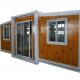 Galvanized Light Steel Frame 20ft Expandable Modular Homes With PVC Sliding Window