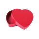 CMYK 19*19*3.8cm Chocolate Gift Packaging Boxes , Empty Heart Shaped Chocolate Boxes