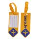 Custom Silicone Luggage Tag For Airlines Advertisement - With Name ID Card and Flexible Strap for Travel Bag or Suitcase
