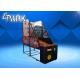 Basketball Hoop Shot Ball Game Machine With Metal Cabinet Firm And Durable