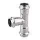 Thin-Wall Pressure Equal Diameter Tee in Stainless Steel 304 316 for Water Supply System