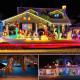 Solar Fairy Tube Rope LED Holiday Lights Party Wedding Garden Decor