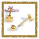 Cute shiny golden tongue body piercing jewellry for women with ODM available BJ44