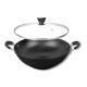 40/42cm Chinese Wok Pan Large Bottom For Easy Cooking BSCI/SGS