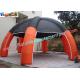 Custom 9M Inflatable Party Tent , PVC Tarpaulin / PVC Coated Nylon Dome Inflatable Tent