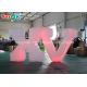 1.2m High Inflatable Lighting Decoration / Inflatable LED Letter Easy Set Up