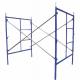 Blue Painted Steel Q235 Frame Scaffolding System For Building Projects / Yard Construction