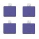 Fashionable 30 Pin to 8 Pin Data Sync Adapter for iPhone 5 5s 5c iphone4 cable cord Purple