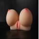 Tender Boobs Woman Breast Vagina Male Masturbator Toy Man Breast Sex Toy