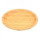 high quality round bamboo serving food tray for kitchen