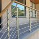 Rod Bar Steel Balcony Railings , Indoor Stair Rail For Apartment Deck Terrace