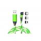 QS MG7002 540 Degree Luminous Magnetic USB Data Cable