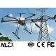 NPA610 Industrial Aerial Drones GPS For Power Line Construction