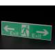 Plastic Casing Led Exit Signs Ni - Cd Battery Operated Emergency Exit Sign