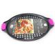 Fashionable Design Black Carbon Steel Pizza Crisper Baking Pan baking tray for for bakeware