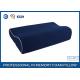 China Supplier Blue Memory Foam Support Pillow Contour Wave Shaped