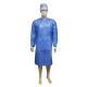 Non Woven Fabrics PPE Disposable Gown With Knitted Cuffs ISO13485 Certificate