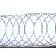 Galvanized razor wire coils  anti-rust razor blade barbed wire for cross razor type decorative barbed wire fancing