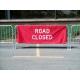Metal Crowd Control Barricades , Portable Safety Barricades Long Use Life