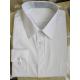 45X45 Yarn Count Mens Casual White Long Sleeve Shirt Personalized Custom Design