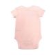Unisex Breathable Pink Knitted 100% Cotton Short Sleeve Bodysuit for Infants Toddlers