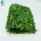 Fabric Leaves Artificial Vertical Garden , Fake Grass Wall For Decoration S11018
