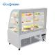 Bakery Cake Display Cooler Cabinet Sliding Rear Door Refrigerator Showcase