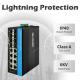 8 Port PoE Managed Switch 8 SFP 2.5G Fiber ERPS Ring L2 Manageable Outdoor Use