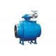 Trunnion Mounted Industrial Ball Valve Fully Welded Body Long Service Life