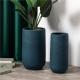 Nordic style new design home living room decorative blue tall planter novelty ceramic pot for flower plant