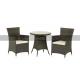 UV Resistent PE Rattan Table Chair Set for Restaurant Furniture