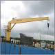 Straight Boom Harbor Crane Pedestals and Platform Marine Ship Deck Crane