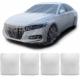 Disposable Car Covers，12.5 x 21.7ft Universal Clear Plastic Car Cover，Disposable Full Exterior Covers Elastic