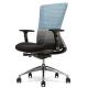 45KG/M3 Height Adjustable Office Chair With Nylon Footrest