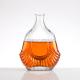 Customized Logo Super Flint Glass Brandy Bottles with Cap in 350ml 500ml 750ml Sizes