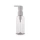 110ML Special Shaped Cosmetic Bottles Plastic With Oil Pump For Hair Oil Products
