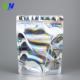 Custom Logo Zip Lock Mylar Plastic Bag Resealable Holographic Pouch Packaging