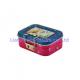 Small Hinged Metal Tin Boxes With Three Layers For Storging Children Toy