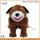 Plush Motorized Animals Coin Operated Stuffed Motorcycle Battery Operated Ride Animal