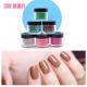 Natural dry without UV lamp cure dip powder kit color acrylic powder colored nail polymers