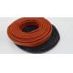 6mm Silicone Rubber Fiberglass Sleeving Fireproof For Heat Resistance