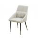 2pcs/ctn Upholstered Fabric Dining Chairs with 1 Year Limited Warranty