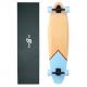 36inch Canadian Maple Bamboo Longboard Deck Skateboard Blue Wheel For Adults