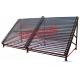 Evacuated Tube Thermal Solar Collector With CE Open Loop Circulation Type