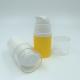 White Yellow 50ml 80ml 100ml Airless Pump Bottle Silk Printing