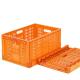 Foldable PE/PP Serving Tray for Breakfast Coffee Drinks and Fruit Storage Plastic Crate