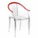 clear plastic Mi ming chair transparent restaurant dining chair furniture