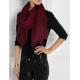 Burgundy and black popular trendy scarf knitting scarf